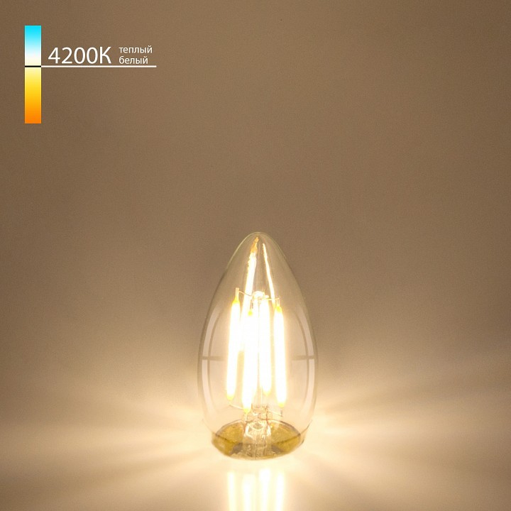 Лампа светодиодная Elektrostandard Свеча F E27 9Вт 4200K BLE2706 фото 1 — Магазин svetno.ru