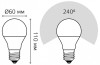 Лампа светодиодная Gauss Basic E27 9.5Вт 4100K 1023220 фото 4 — Магазин svetno.ru