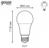 Лампа светодиодная Gauss Basic E27 13.5Вт 4100K 1023224 фото 4 — Магазин svetno.ru